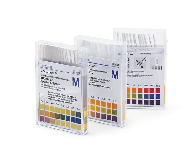 pH Test Strip MQuant® 4.0 to 7.0 (Box of 100)