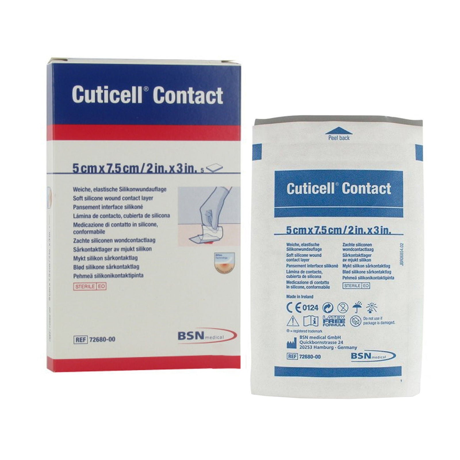 BSN Medical Cuticell Contact Dressing 2 x 3 Inch