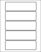 Centurion® Laboratory Use White Paper Blank Labels 1 x 3 Inch