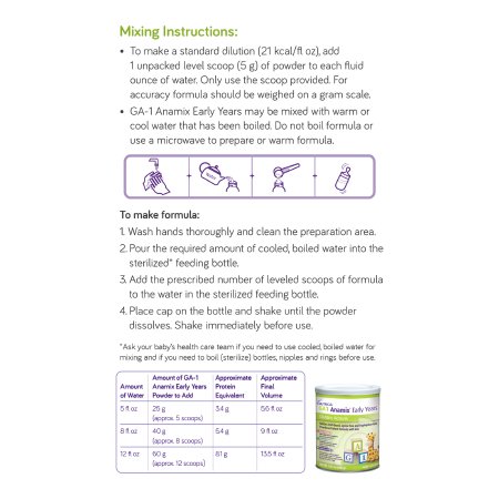 GA 1 Anamix ® Powder Infant Formula, 400 Gram Can