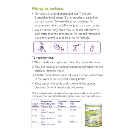 GA 1 Anamix ® Powder Infant Formula, 400 Gram Can