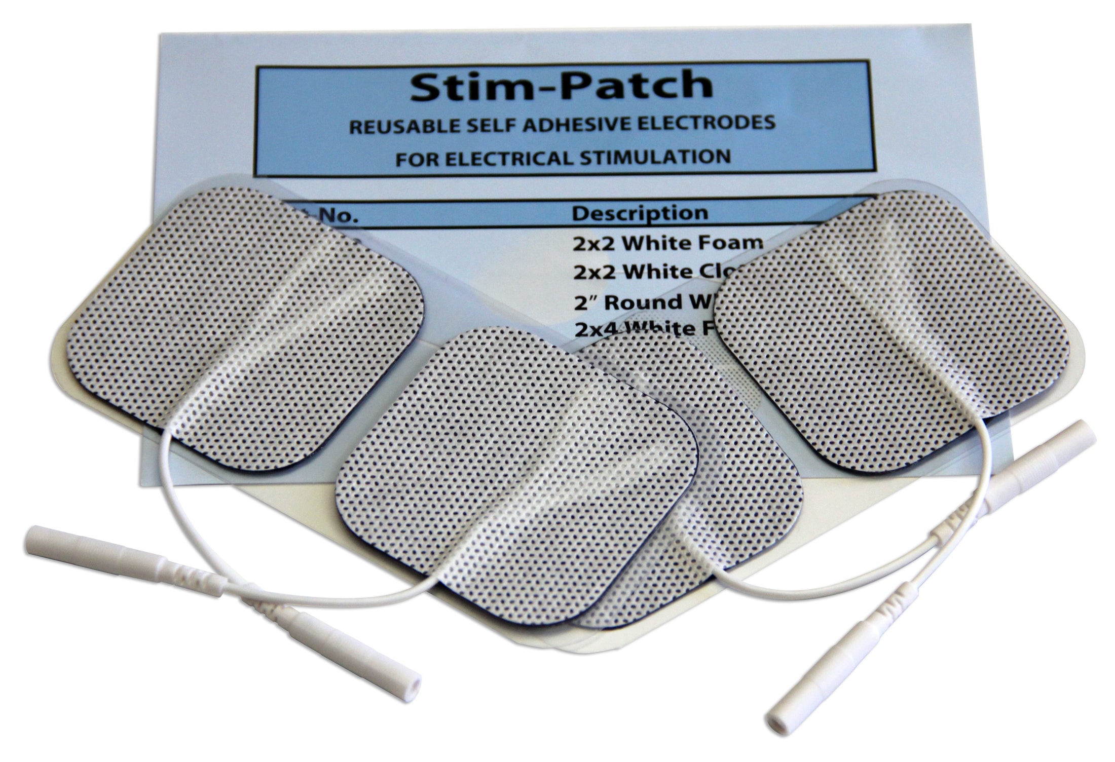 Stim-Patch 2x2 Inch Electrotherapy Electrodes