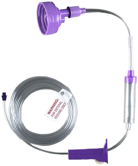 Vesco Medical Gravity Feed Transition Set with ENFit Connector