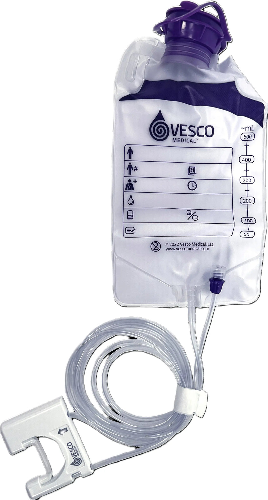 Vesco Medical Q Pump Feed Set with ENFit Connector