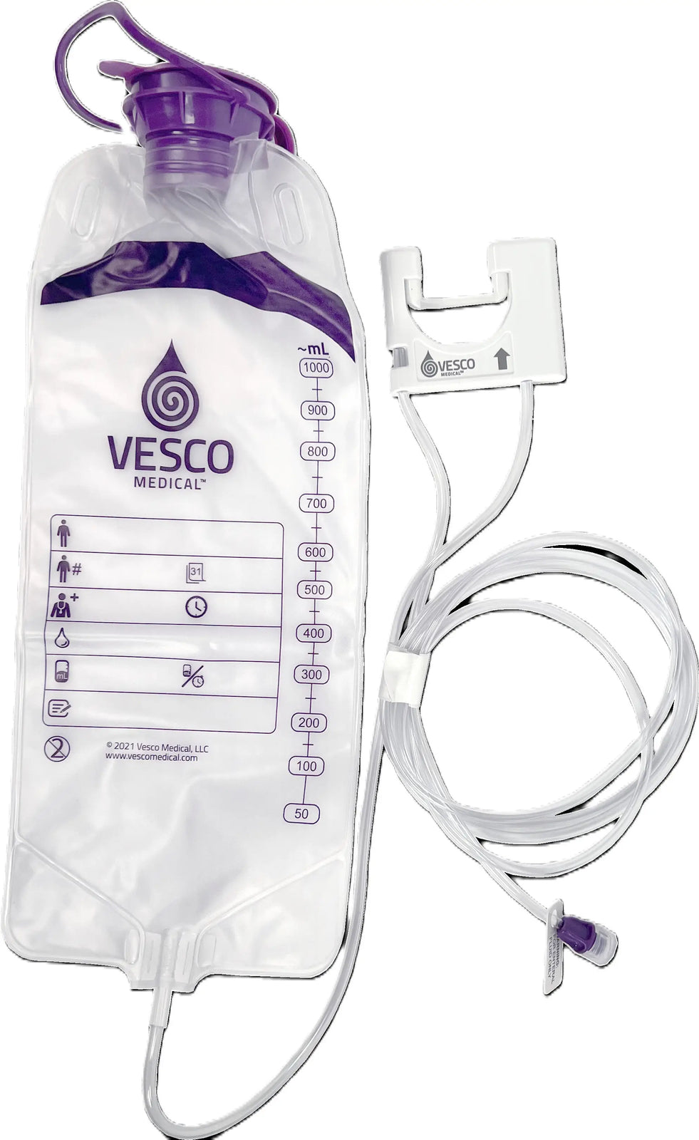 Vesco Medical Q Pump Feed Set with ENFit Connector