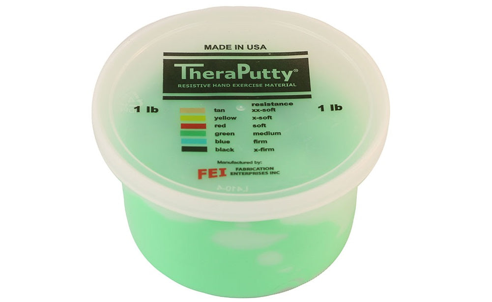 CanDo Antimicrobial TheraPutty Medium Firmness Therapy Putty - 1 lb