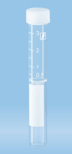 Sarstedt Venous Blood Collection Tube Plain 3.5 mL Screw Cap