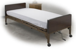 Fitted Bed Sheet 36 x 84 x 8 Inch White