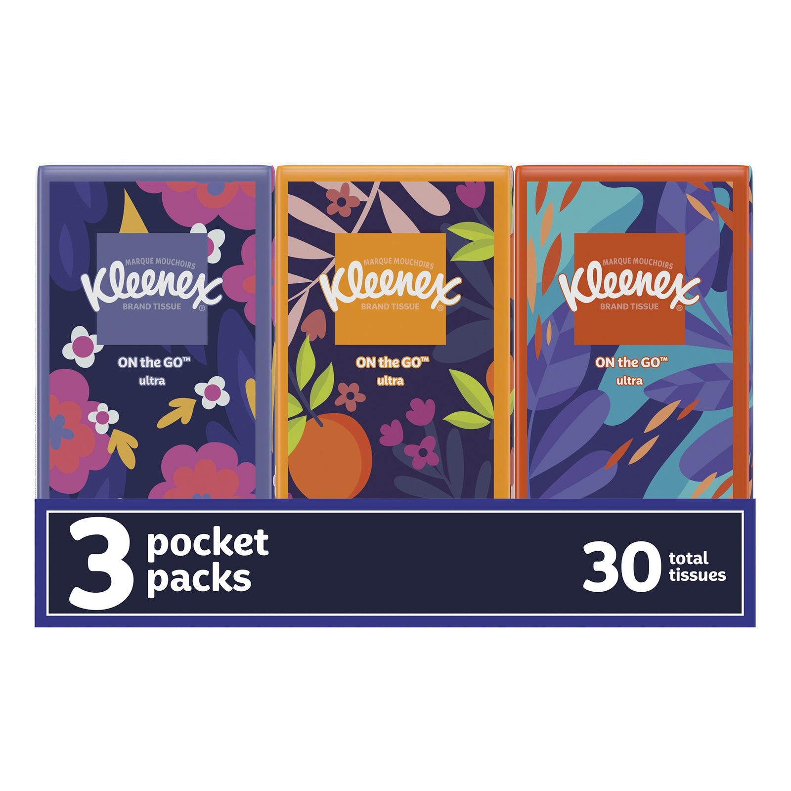 Kleenex On the Go Pocket Pack Facial Tissues