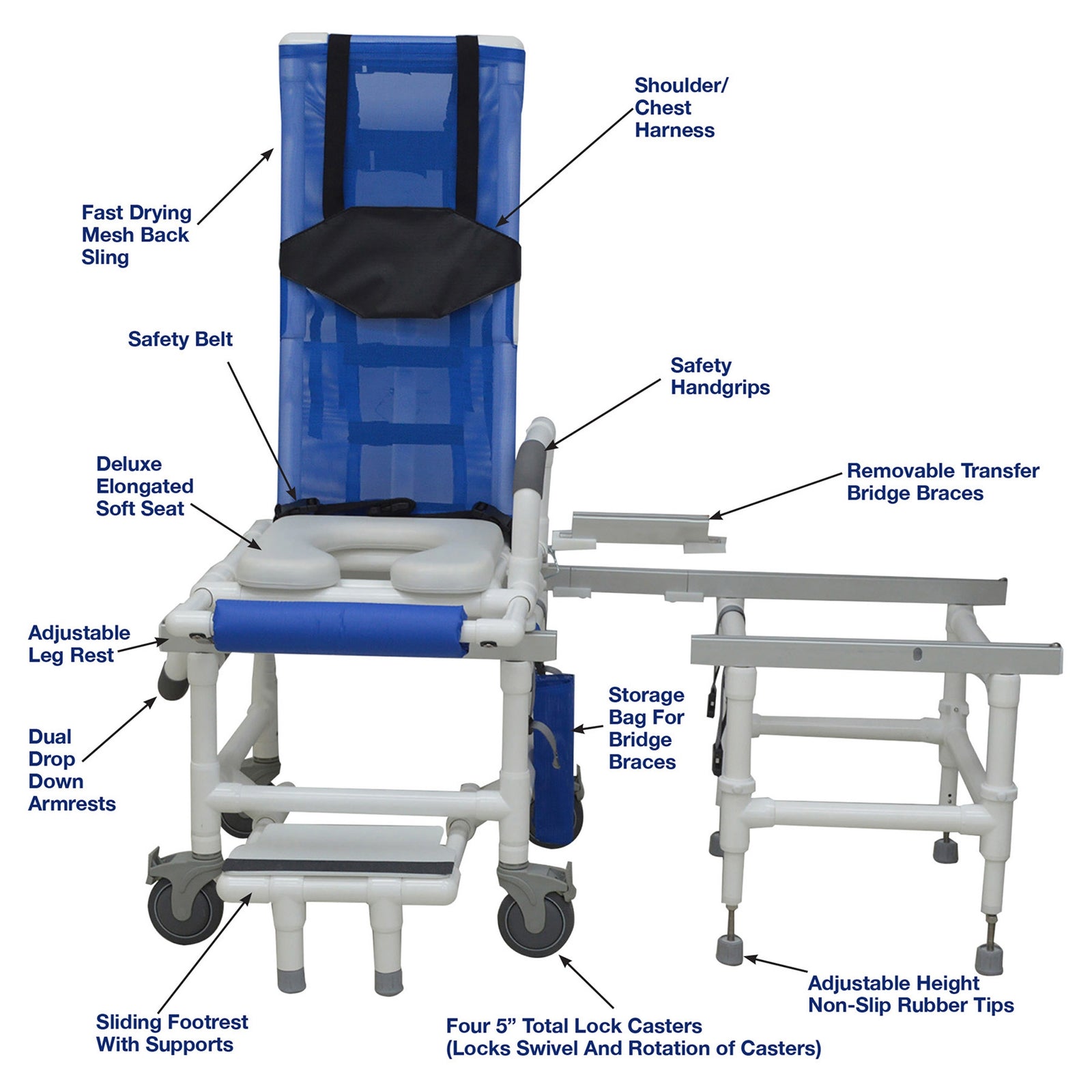100 Series Bath Transfer Chair