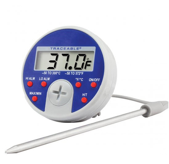 Traceable Full-Scale Plus Digital Thermometer with Alarm