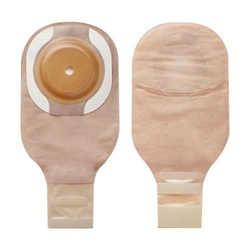 Hollister Flextend One-Piece Drainable Ostomy Pouch with Filter, Soft Convex, 1-1/2 in, Beige