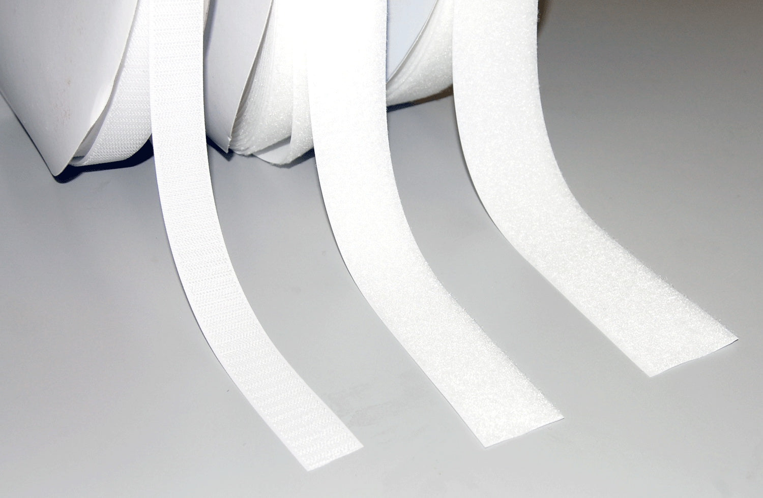 Adhesive Backed Loop 1 Inch x 25 Yard White