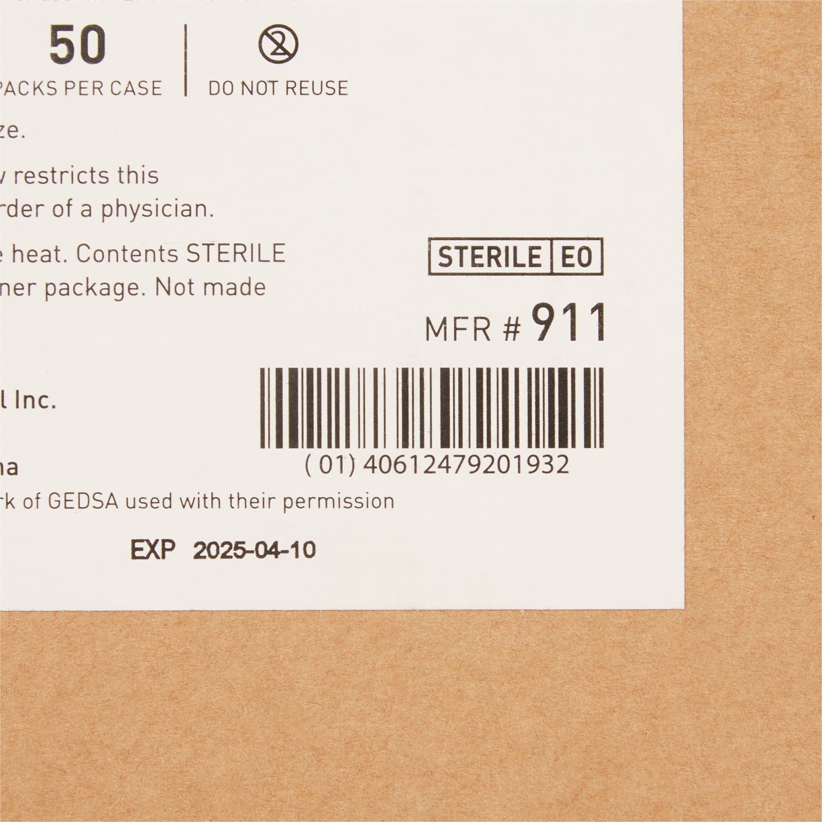 McKesson Enteral / Oral Syringe, 60 mL, ENFit Tip