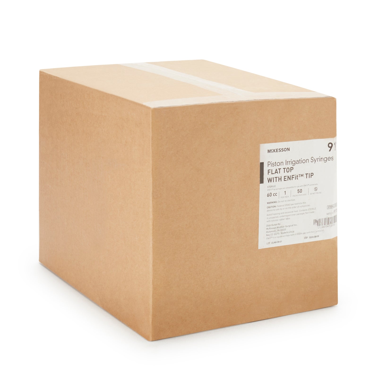McKesson Enteral / Oral Syringe, 60 mL, ENFit Tip
