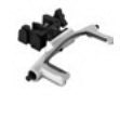 B. Braun Space Pole Infusion Pump Clamp