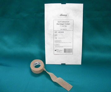 3M Coban Self-Adherent Cohesive Bandage 1-1/2 Inch x 5 Yard Tan Sterile