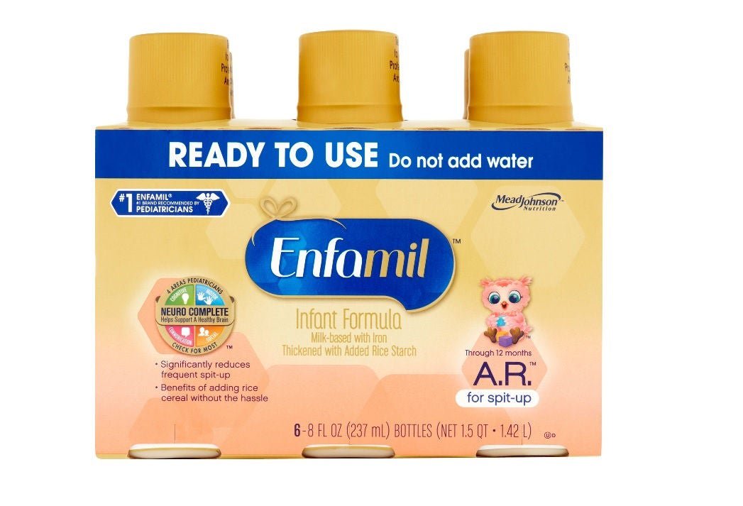 Enfamil A.R. Ready-to-Use Infant Formula, 8 oz Bottle