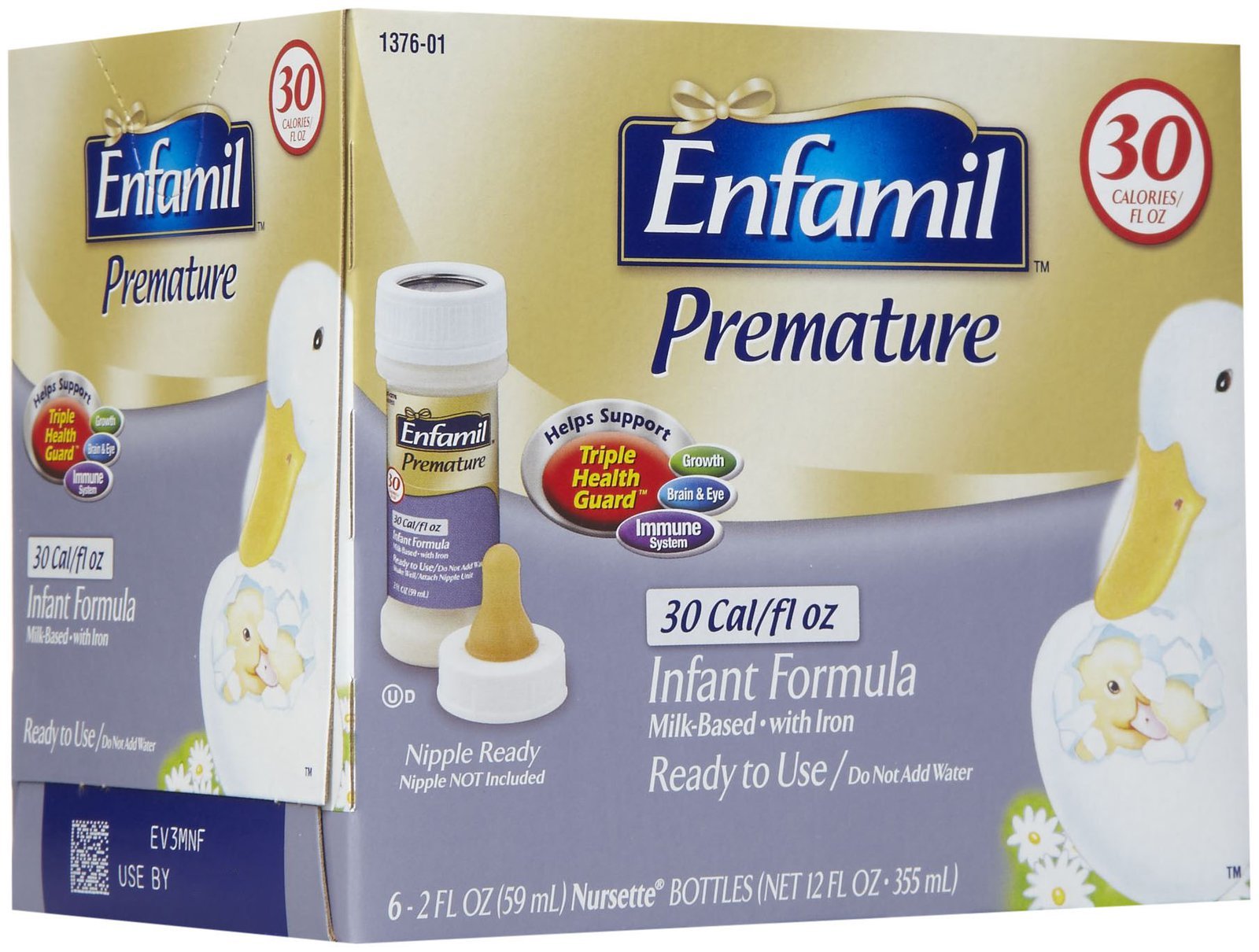 Nutramigen with Enflora LGG Unflavored 2 oz. Nursette Bottle Liquid Infant Formula