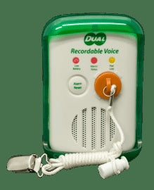 Smart Caregiver Dual Sensor Voice Recordable Fall Prevention Monitor