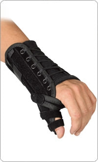 Breg Thumb Support Brace - Right Hand, Black, One Size Fits Most