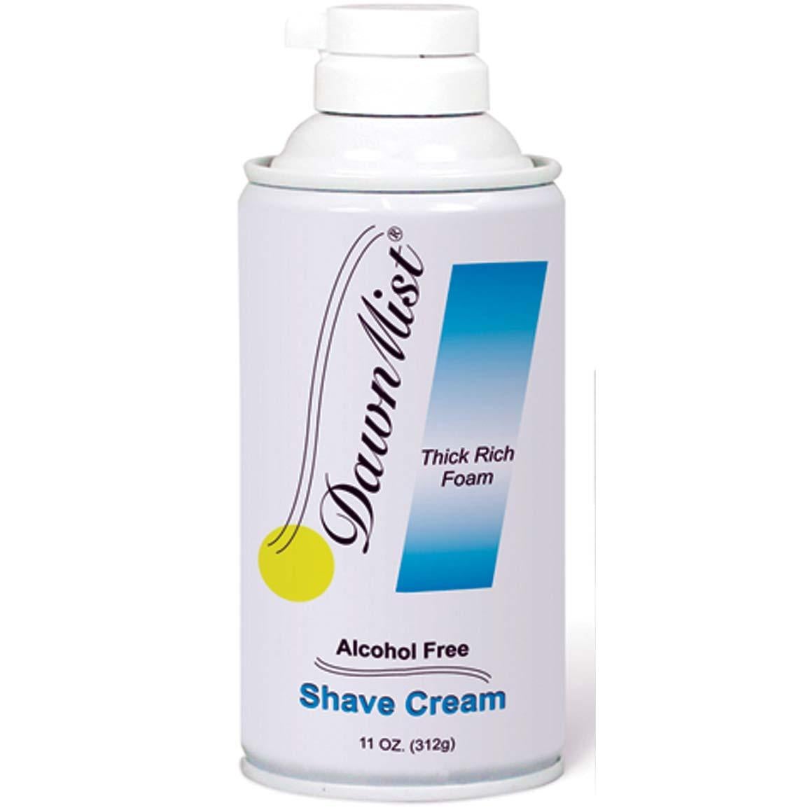 DawnMist Alcohol Free Shave Cream, 11 oz
