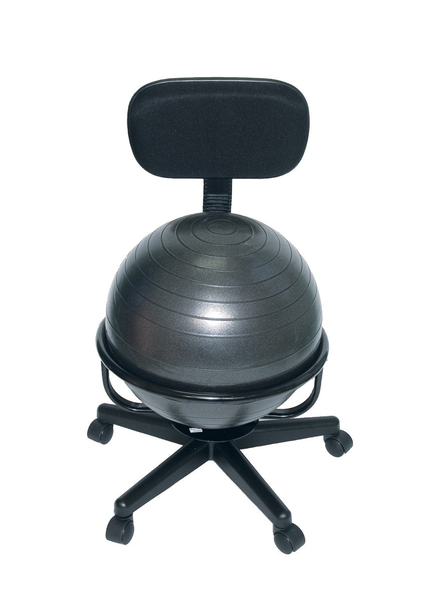 Fabrication Ente 18 Inch Exercise Ball Stabilizer Chair with Arms