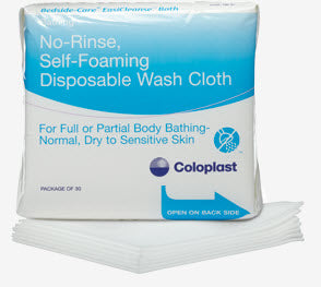 Bedside-Care® Gentle Touch Disposable Washcloth 8x8 Inch White