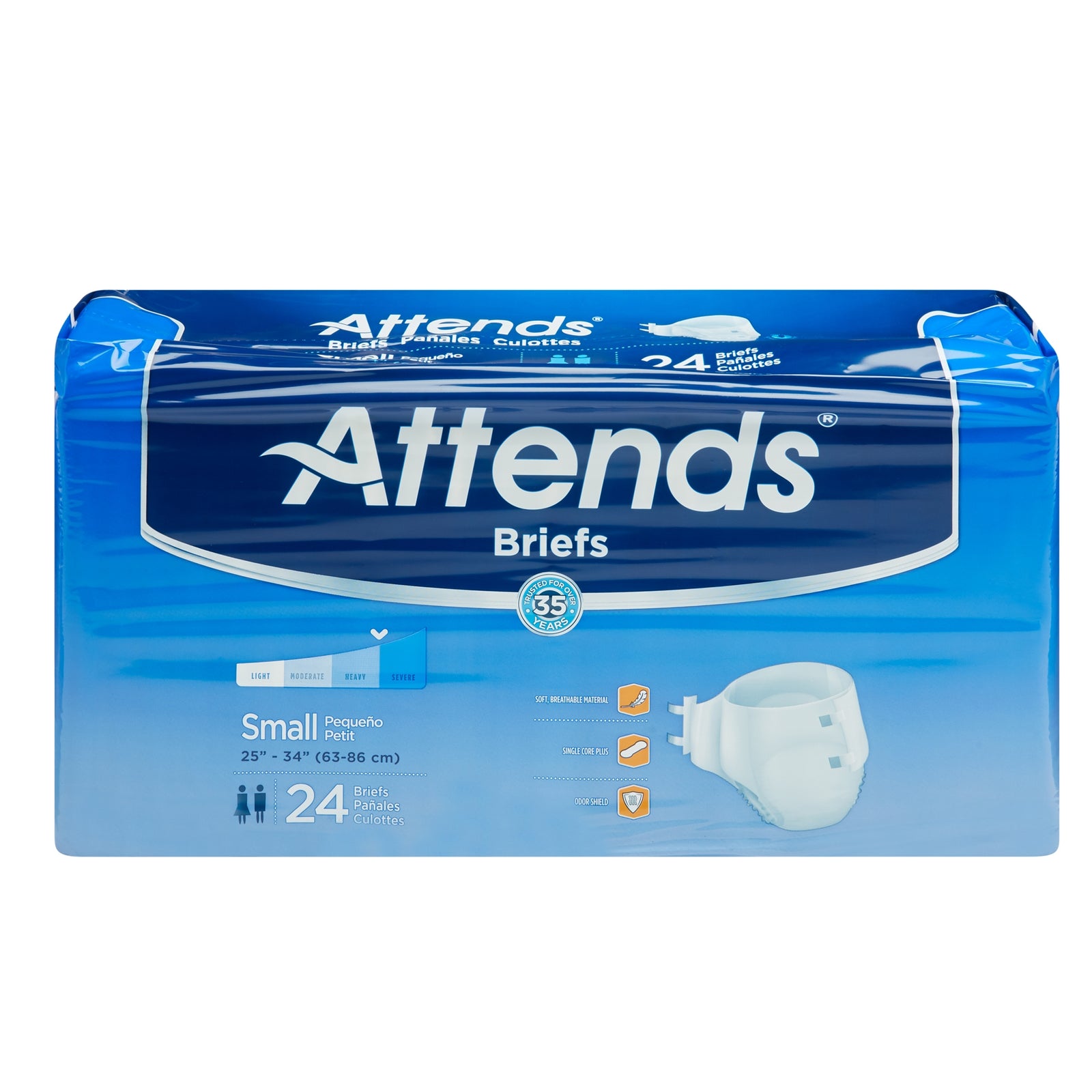 Attends Healthcare Briefs, Small (24-35")