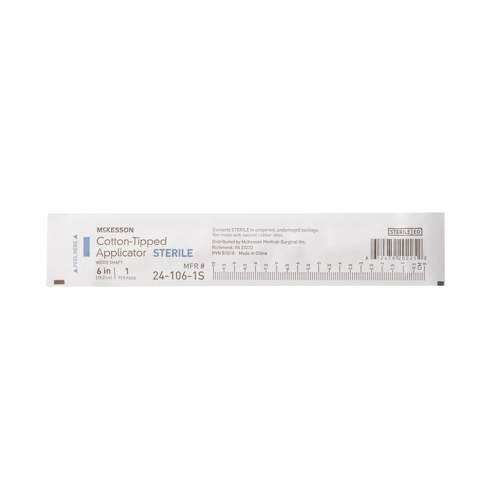 McKesson Cotton Tip Wood Shaft Swabstick 6 Inch Sterile