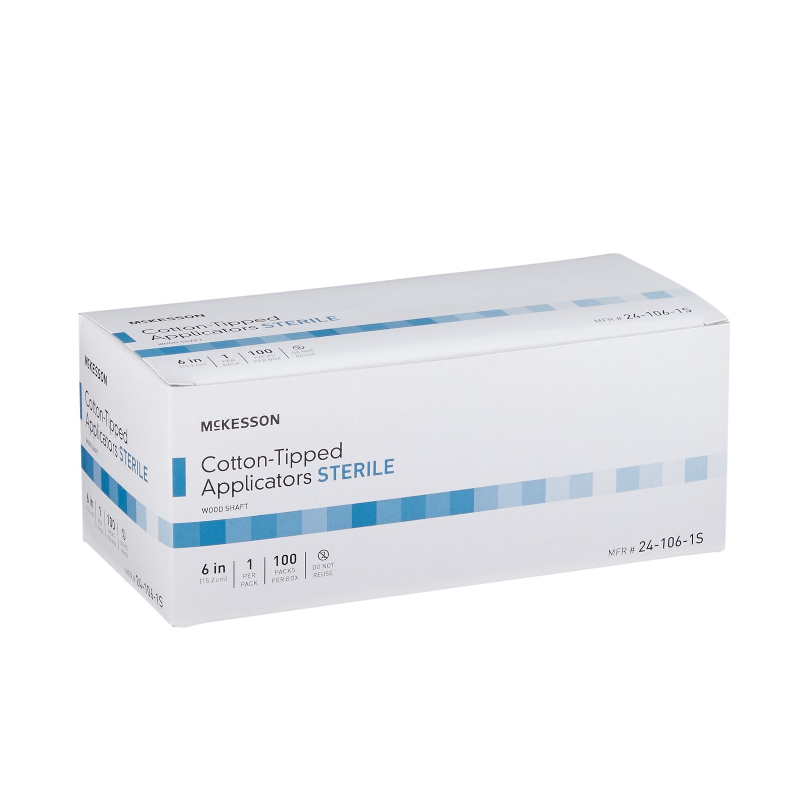 McKesson Cotton Tip Wood Shaft Swabstick 6 Inch Sterile