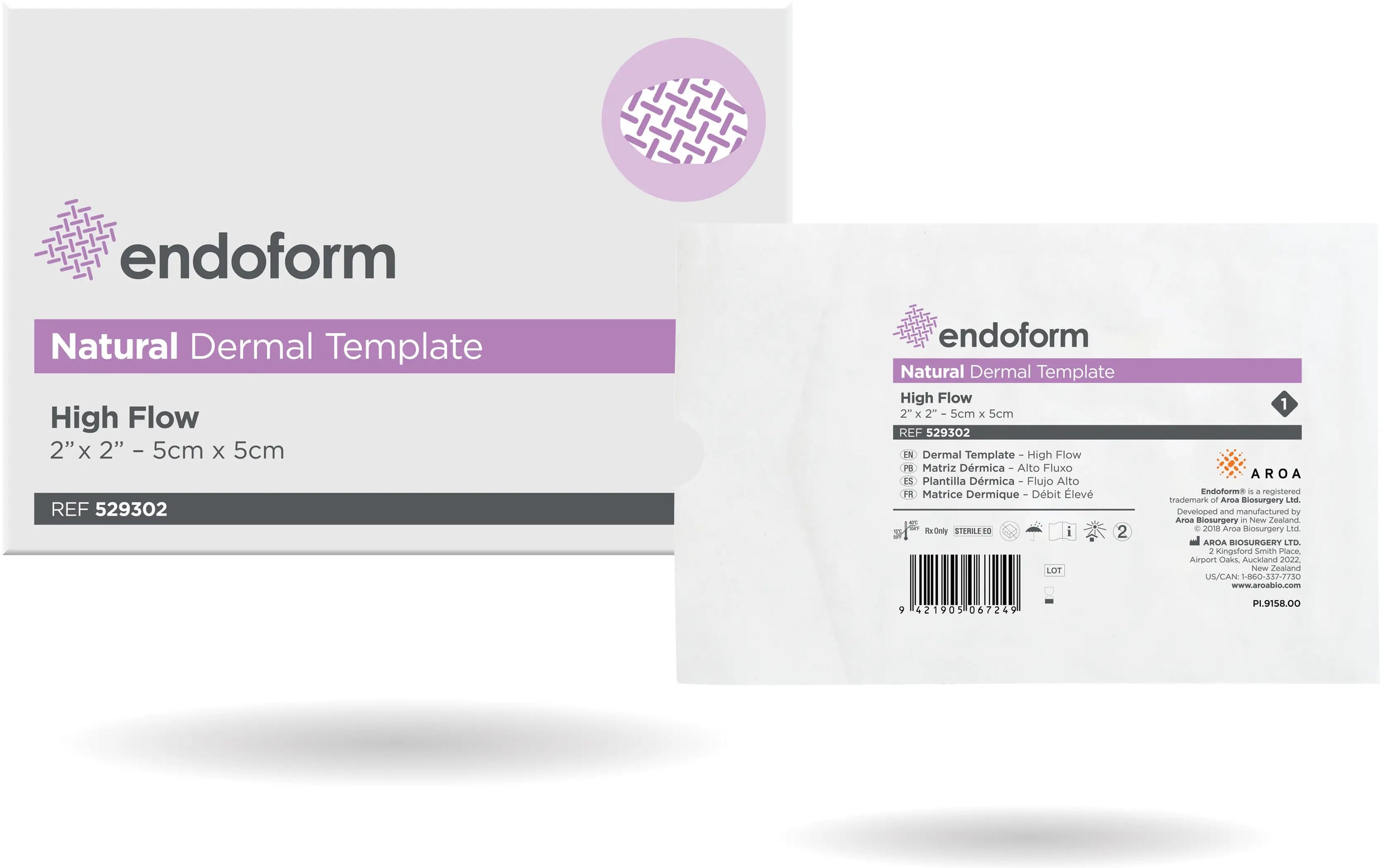 Aroa Biosurgery Endoform Natural High Flow Collagen Dressing