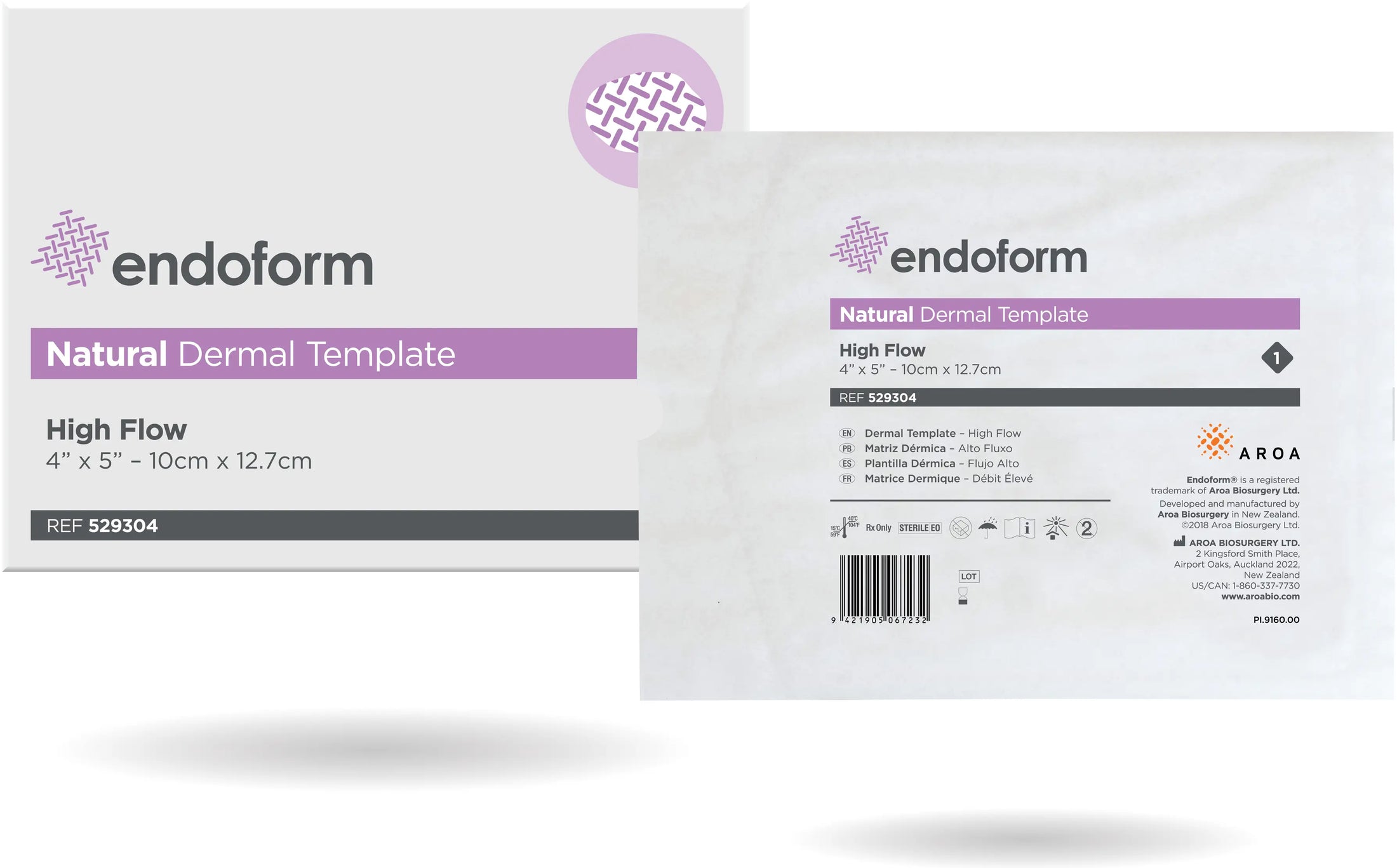 Aroa Biosurgery Endoform Natural High Flow Collagen Wound Dressing