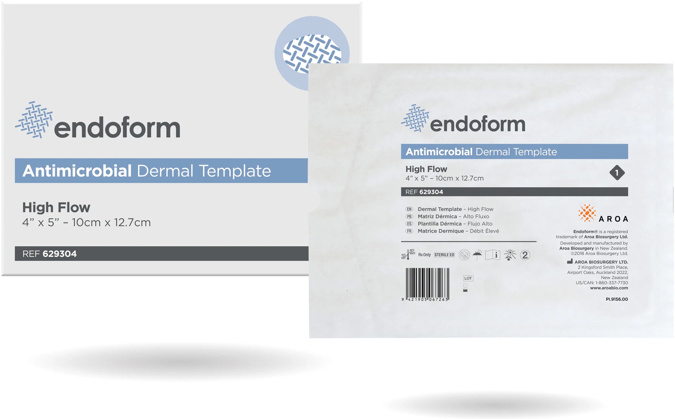 Aroa Biosurgery Endoform Antimicrobial High Flow Dressing