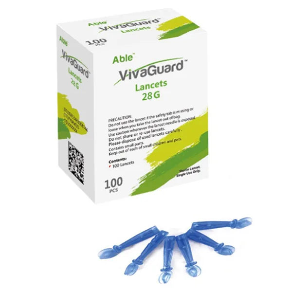 VivaGuard Lancets, 28G, 100 Count