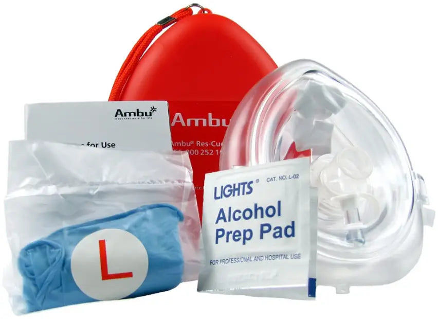 Acme United AMBU CPR Mask with Gloves and Wipes