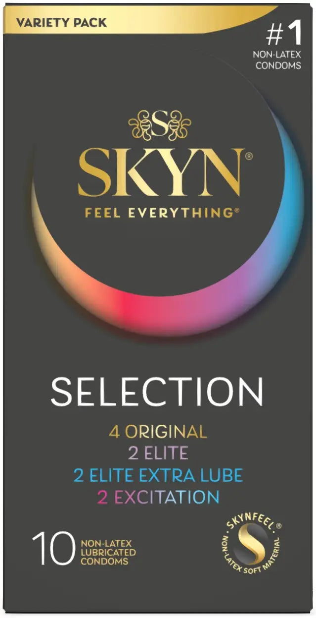 LifeStyles SKYN Selection Non-Latex Condoms, 10 Count