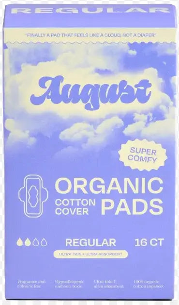 August Regular Ultra Thin Pads with Wings - 16 Count