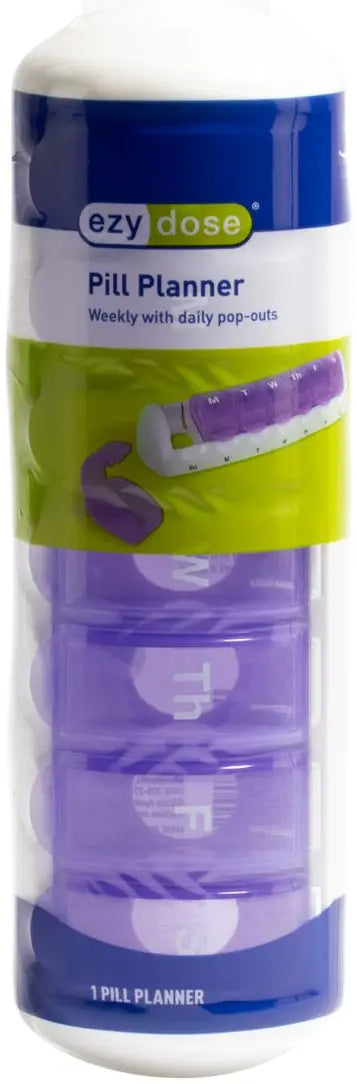 Ezy Dose Weekly Pill Planner PODS - 7 Day Pill Organizer