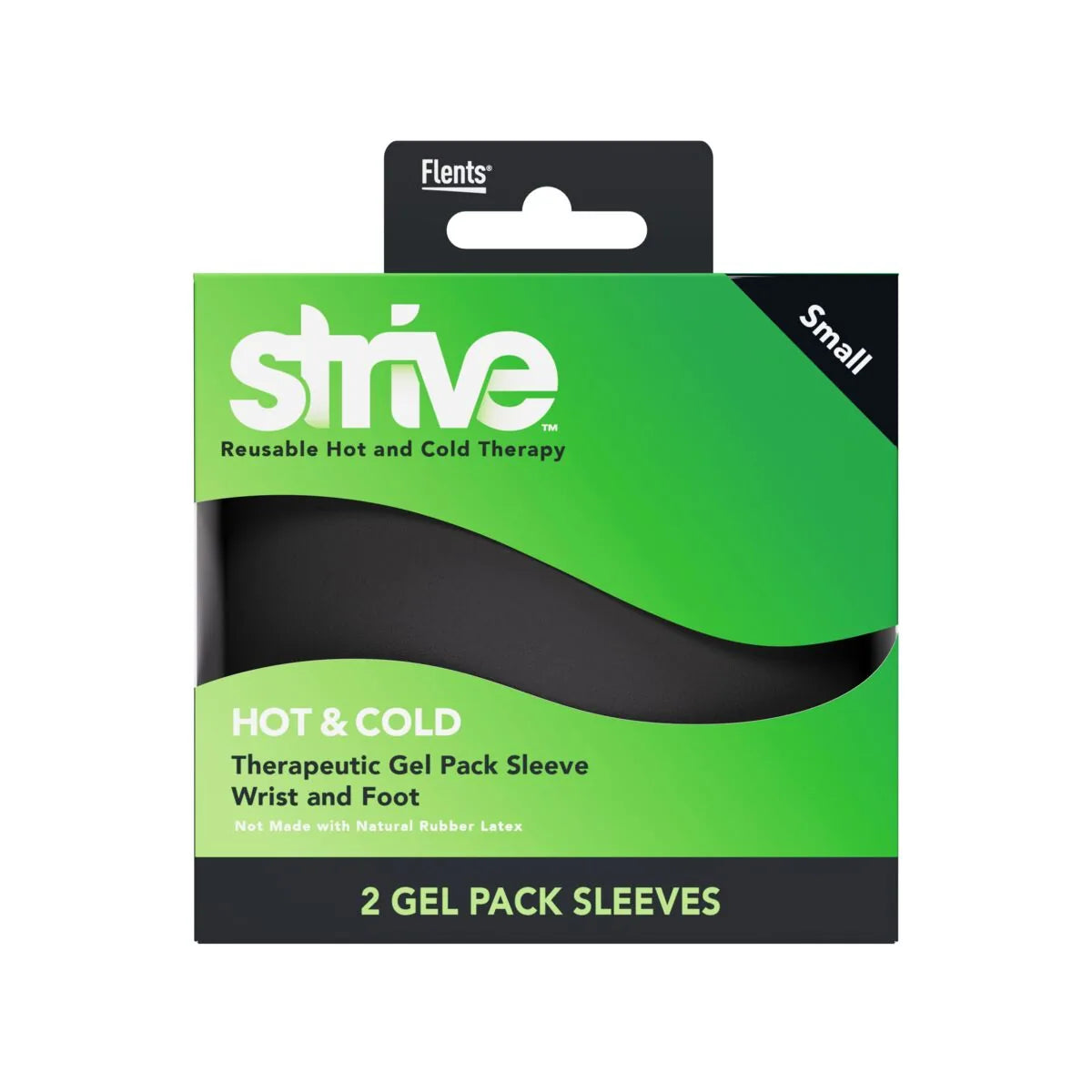 Strive Hot and Cold Gel Pack Sleeves for Wrist and Foot, Small
