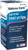 Trividia Health Blood Glucose Test Strip - Ketone Care, 6-Level Color Chart