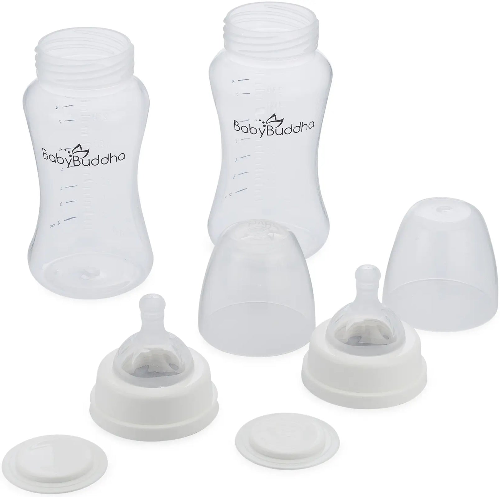 BabyBuddha Bottle Kit with Hygiene Covers and Nipples
