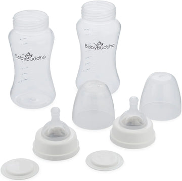 BabyBuddha Bottle Kit with Hygiene Covers and Nipples