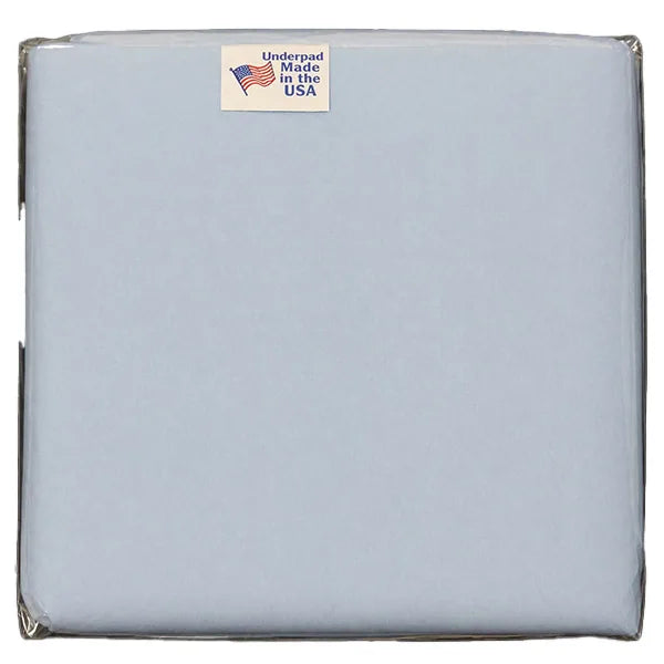 Beck's Classic Econo-Blend Reusable Underpad with Blue Vinyl Barrier, 52 x 36 Inches