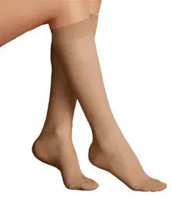 BSN Jobst Knee-High Compression Stockings with Silicone Dot Band, 20-30 mmHg