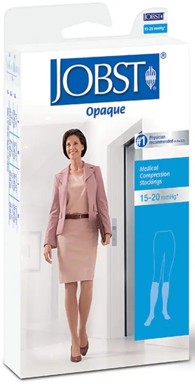 BSN Jobst Opaque Knee-High Firm Compression Stockings - Medium