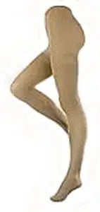 BSN Jobst Opaque Women's Extra-Firm Compression Pantyhose - Small, Silky Beige