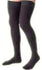 BSN Jobst Opaque Women's Thigh-High Moderate Compression Stockings, Closed Toe - Extra Large, Classic Black