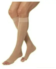 BSN JOBST UltraSheer Knee-High Compression Stockings, Latex-Free, 20-30 mmHg, Petite Large, Open Toe, Natural