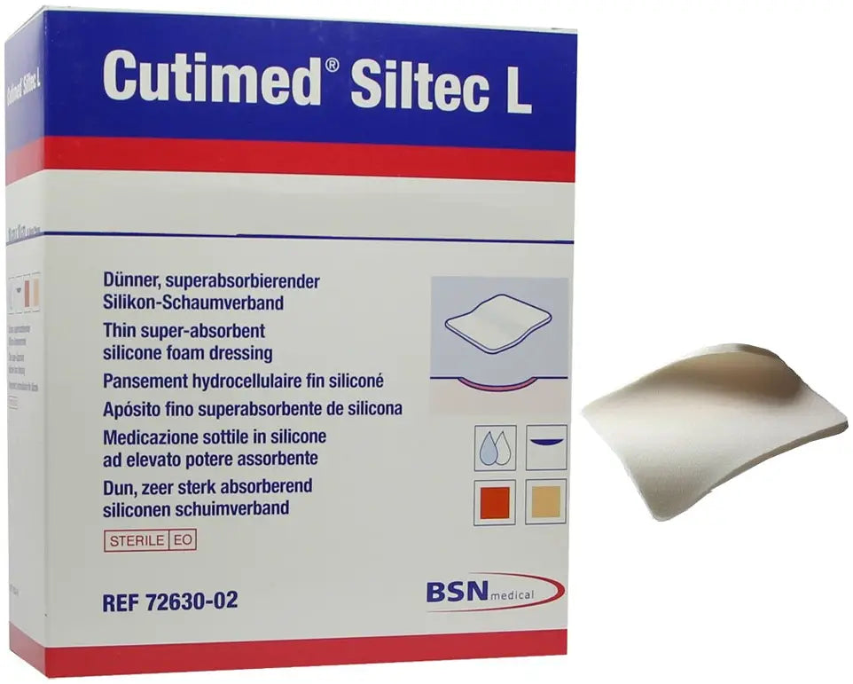 BSN Jobst Siltec L Foam Dressing 6" x 6"
